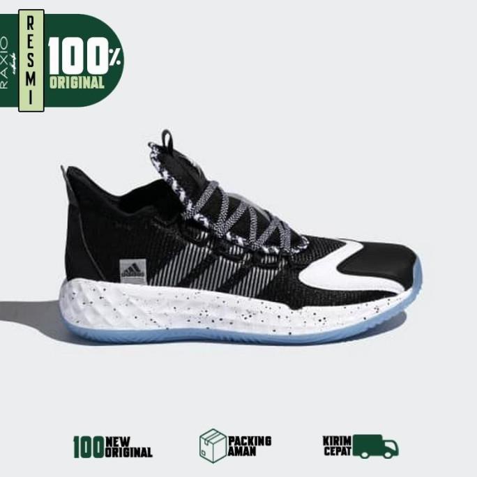 Sepatu Basket Adidas Pro Boost Gca Low Black White Blue Original Murah Rezekipratama29