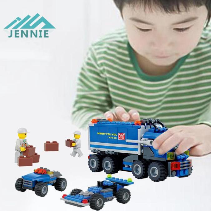 

Buruan Serbu] Set Mainan Balok Susun Model Lego Bentuk Truk Sampah Untuk Edukasi