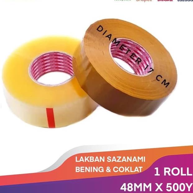 

Baru LAKBAN BENING 2 X 500Y LAKBAN JUMBO LAKBAN COKLAT JUMBO