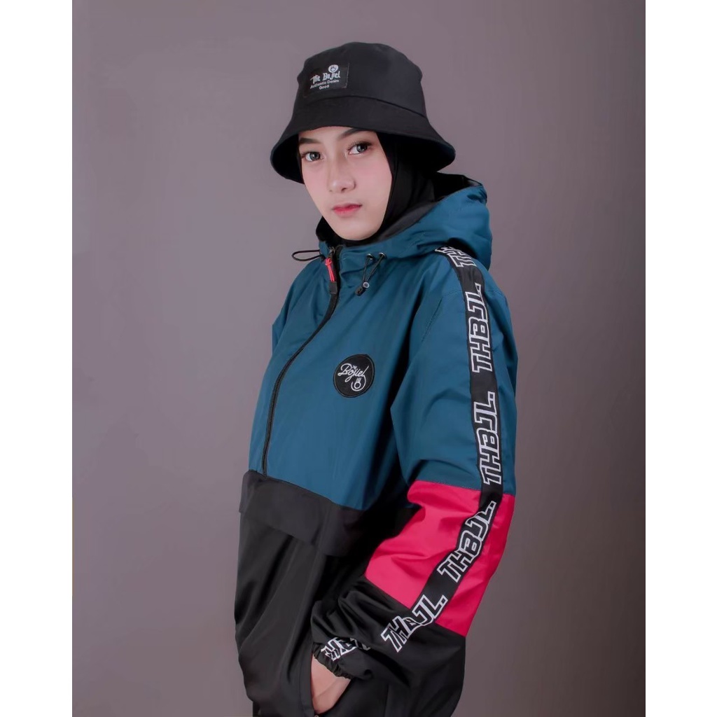 Jaket Sweater Hoodie 3D Taslan List Untuk Laki Laki Dann Perempuan