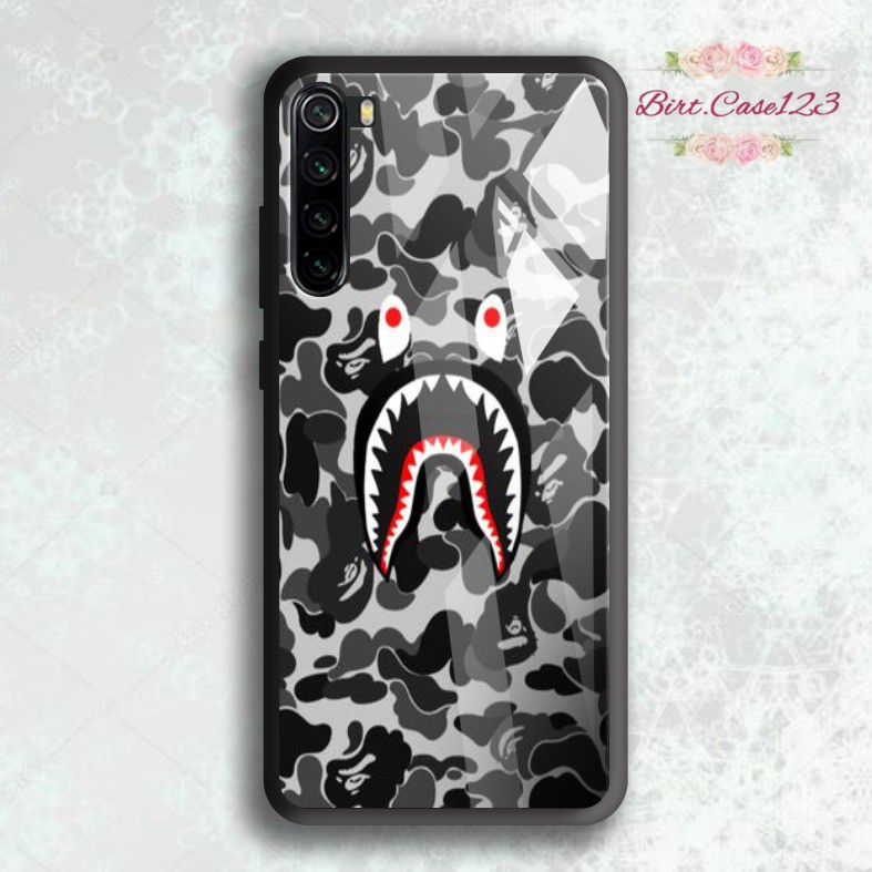 back case glass BAPE Vivo Y91 Y17 Y12 Y15 Y93 Y95 Y81 Y83 Y71 Y53 Y20 Y30 Y50 V17 Y11 Y12i BC5042