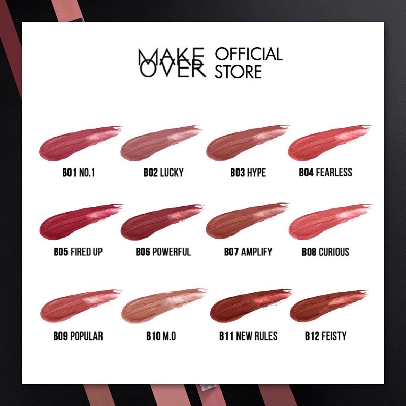 MAKE OVER Powerstay Transferproof Matte Lip Cream