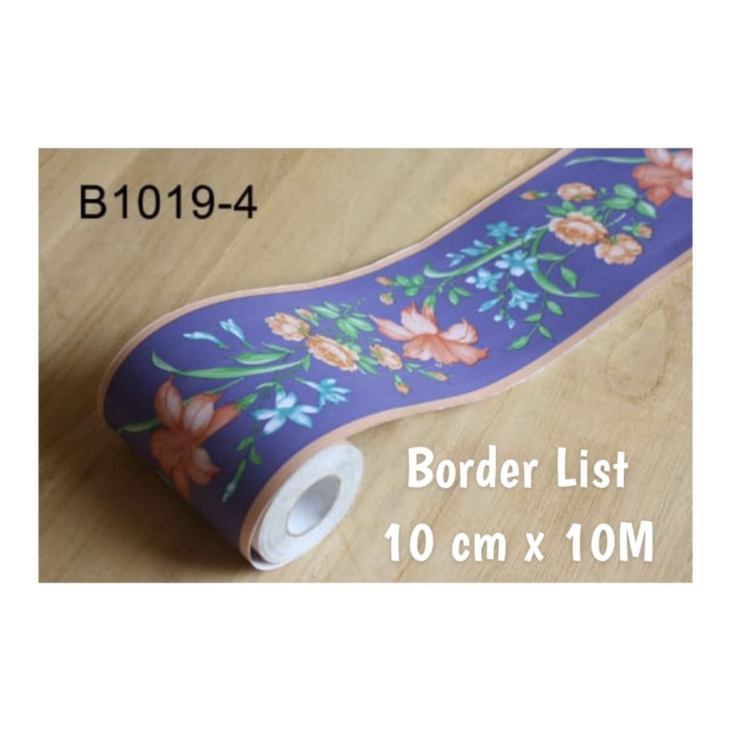 10 meter Wallborder / wall border / wallpaper list dinding UKURAN 10 METER