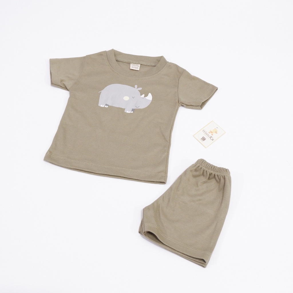 T-shirt basic set - setelan oblong pendek