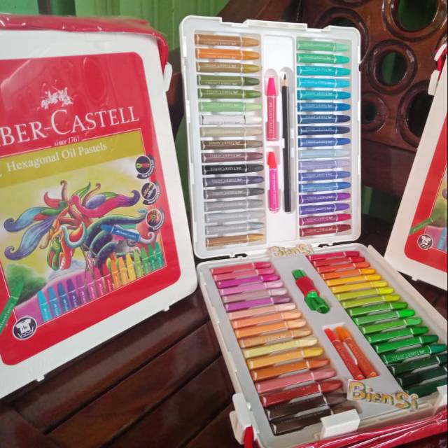 

Crayon 72 Hexagonal Oil Pastel Faber Castell / Crayon Oil Pastel FaberCastell 72 W