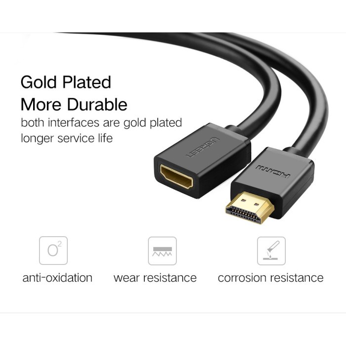 UGREEN HDMI 2.0 Male to Female Extension - HD107