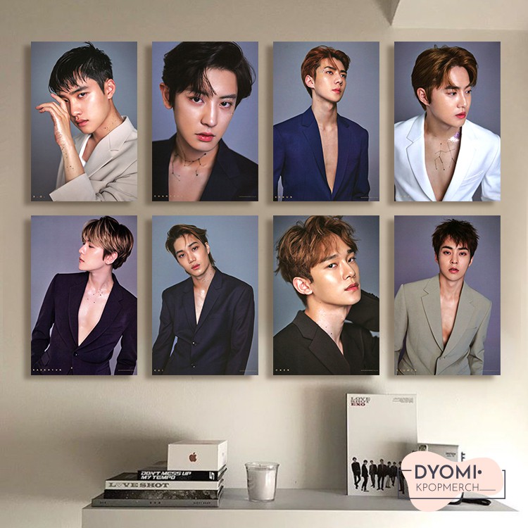 POSTER KAYU EXO, HIASAN DINDING KPOP, POSTER KAYU KPOP, DEKORASI RUANGAN EXO, DEKORASI KAMAR KPOP