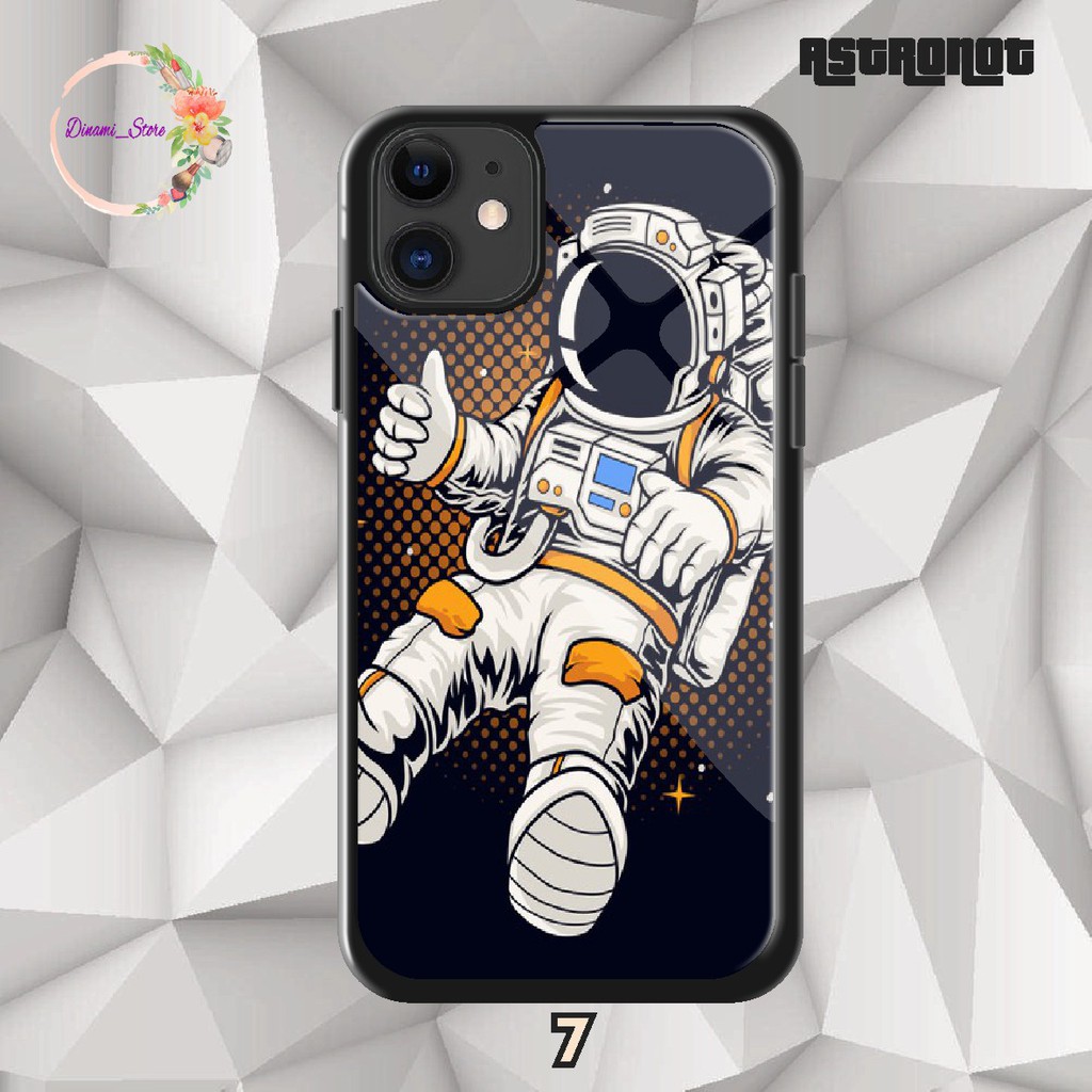 Hardcase 2D glossy astronot XIAOMI REDMI GO 3S 4X 6 6X 7A 7 8 8a PRO 9A NOTE 2 3 4 4X DST1980