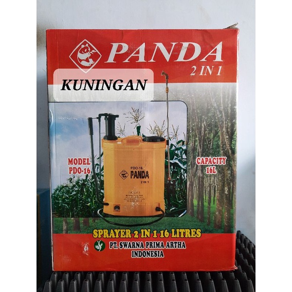 Tangki semprot Panda 2in1 elektrik dan manual 16L Chota Sparta electric battery sprayer 16 liter 2 i