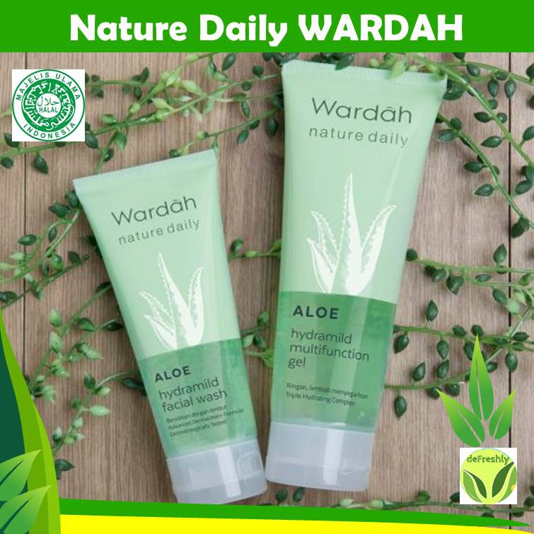 WARDAH Aloe Hydramild Series | Multifunction Gel | Face Wash | Moisturizer Cream | Serum | Hand Gel