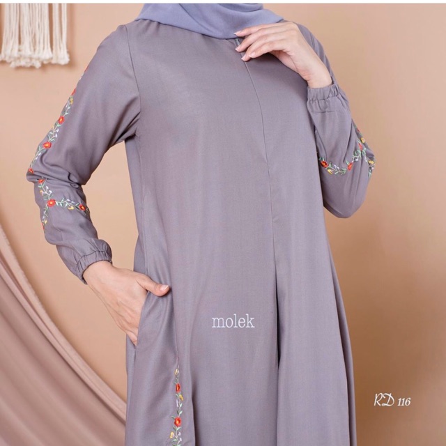 Gamis warna molek RD0116