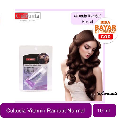 [BPOM] Cultusia Hair Vitamin Normal 10 ML Serum Vitamin Rambut