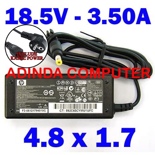 Adaptor Charger HP Compaq 510 DV4300 DV4400 DV5000 DV6000 ORI