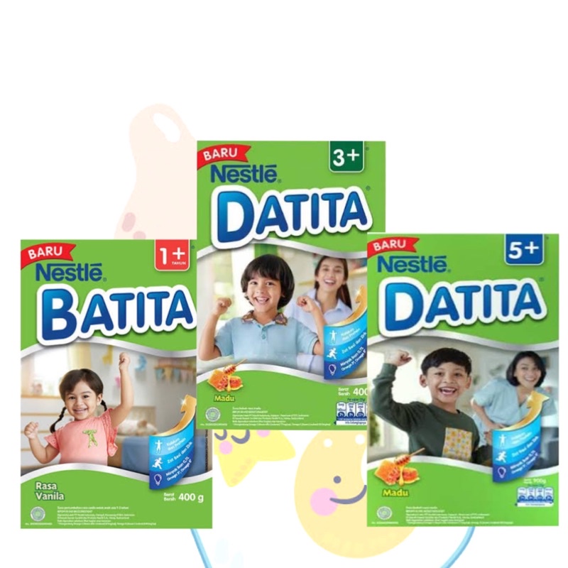 

SUSU BUBUK NESTLE 400GR BATITA 1+ DATITA 3+ DATITA 5+ BOX