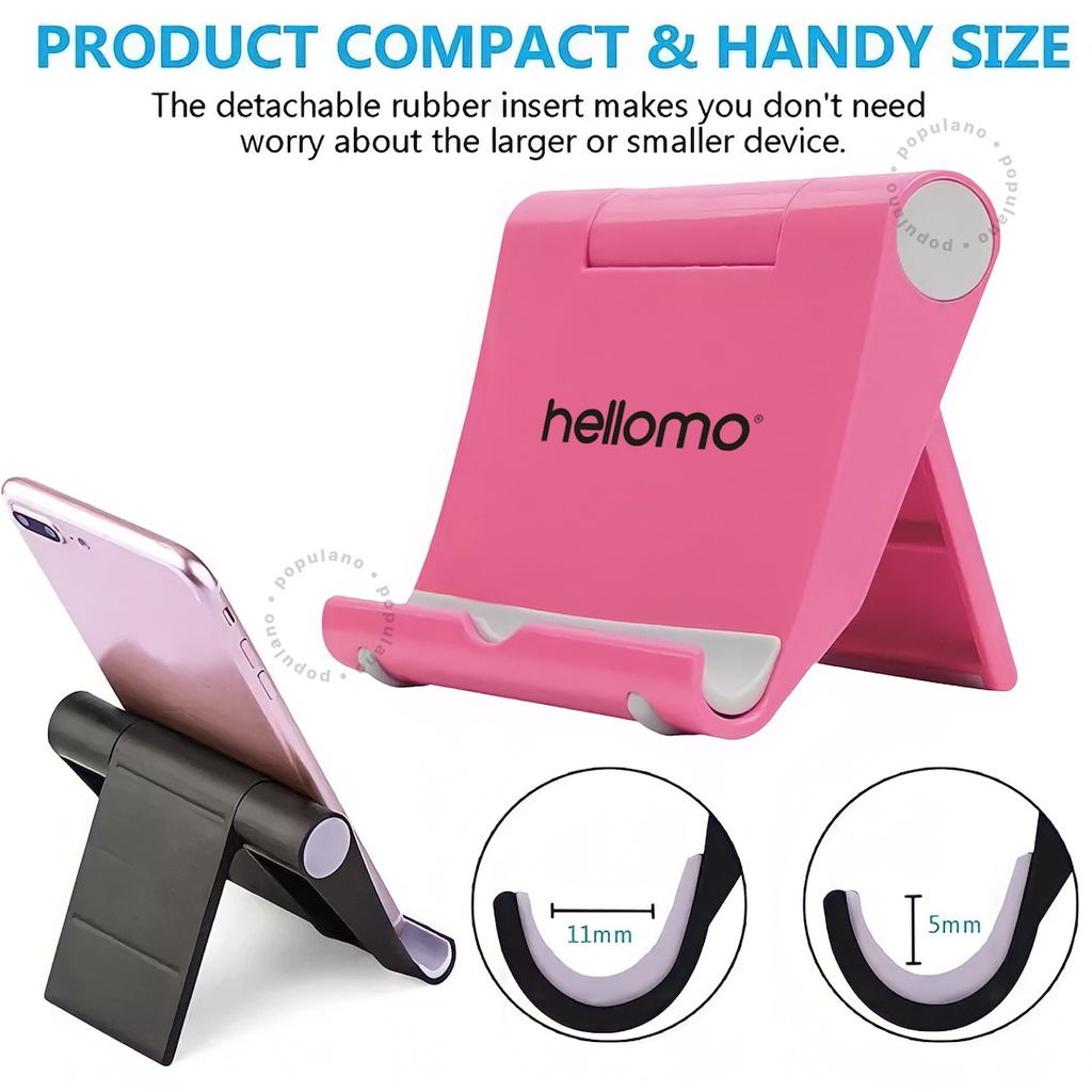 Dudukan Handphone Tablet Universal Holder Dock Phone Stand Hp HELLOMO Docking