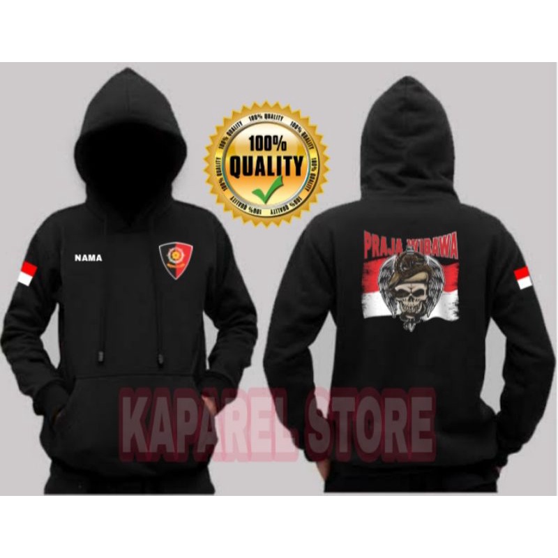 Jaket Pol-Pp/Hoodie Pol-Pp/Sweater Pol-Pp/Pria Wanita Satpol-Pp Praja wibawa Quality High