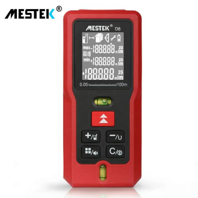 Mestek D8 50 M Jarak Laser Meter Rangefinder Medidor Trena Laser Level Meter Laser range Finder