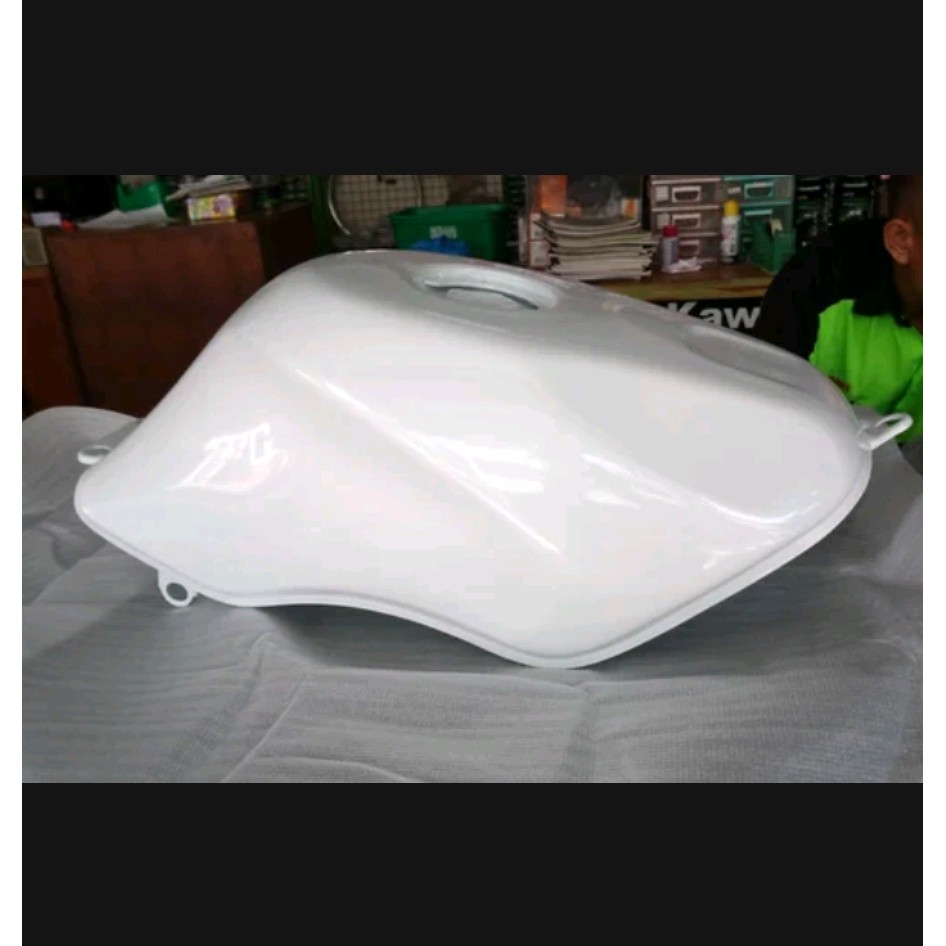Tanki tangki tengki bensin putih Ninja 150 RR NEW SE original kawasaki