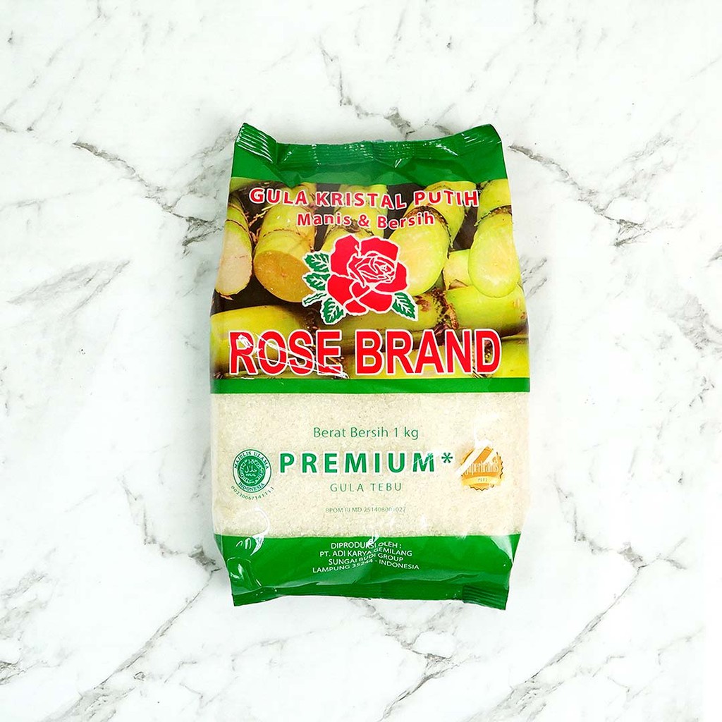 

Gudang Sayur - Rose Brand Gula Pasir Putih 1 KG