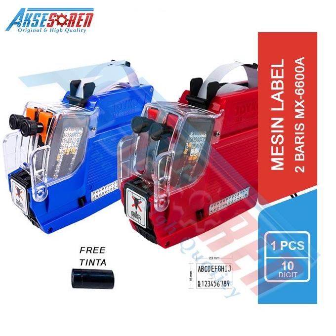 

Alat Label Harga Joyko [Mx-6600A/2 Baris] / Mesin Lebel Cetak Tempel