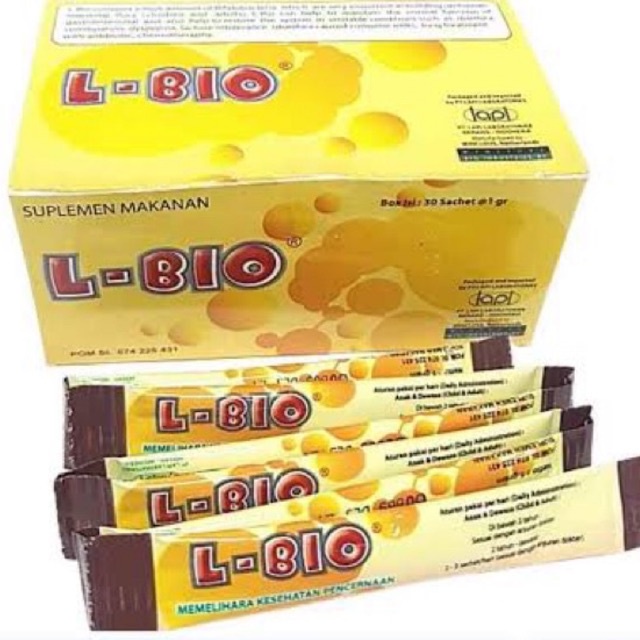 L-BIO Sachet - Vitamin Pencernaan Anak Lactobacillus l-bio lbio l bio