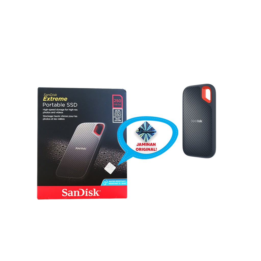 SanDisk Extreme Portable SSD 250GB 550MB/s USB 3.1