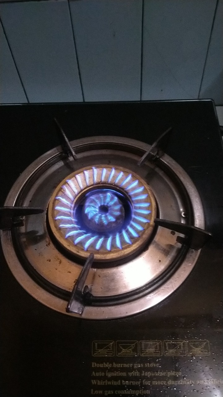 Burner Kuningan Winn Gas Kaca W 508 Kanan Besar W508