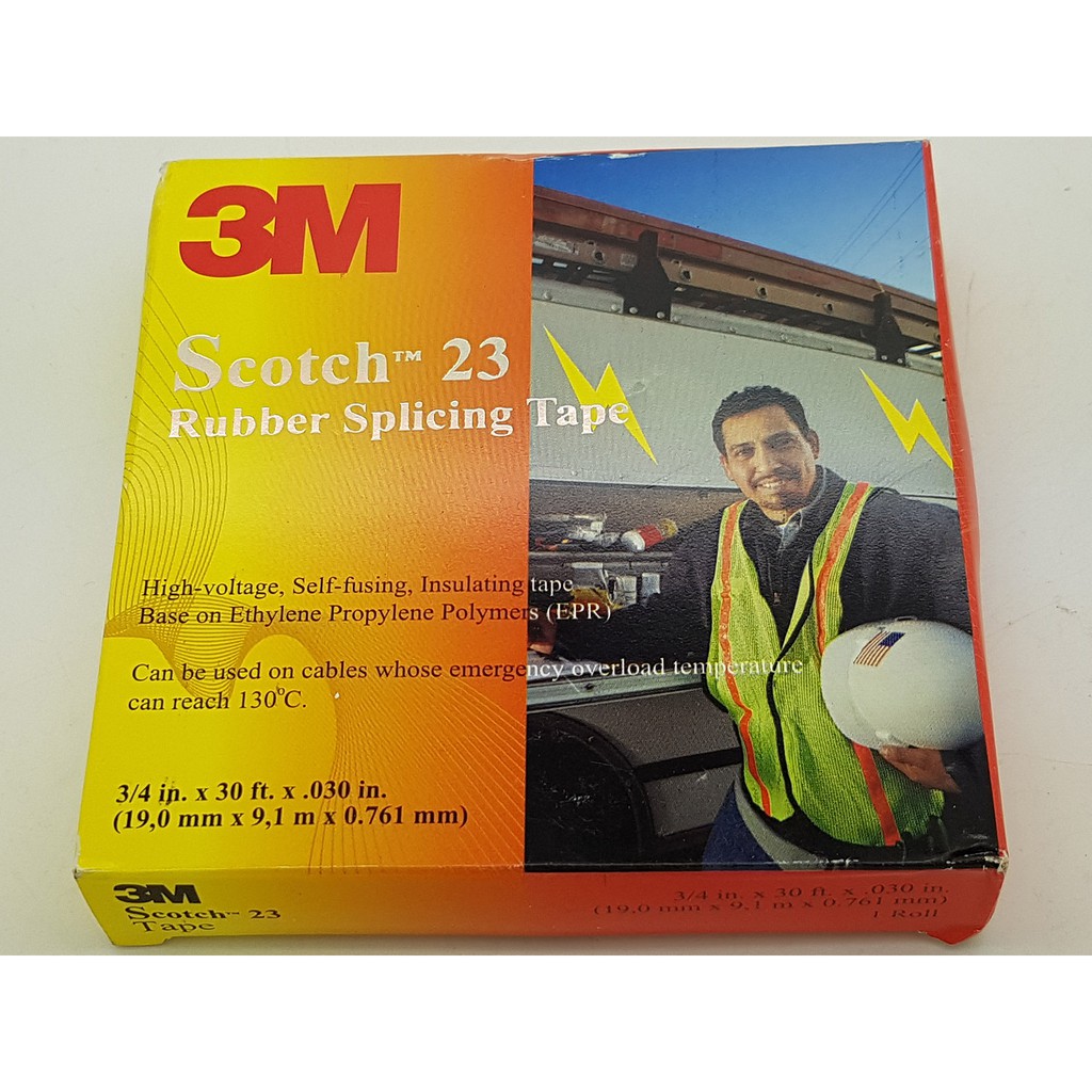 NEW ISOLASI 3M SCOTCH 23 / RUBBER TAPE 3M SCOTCH 23 / 3M SCOTCH 23 Diskon