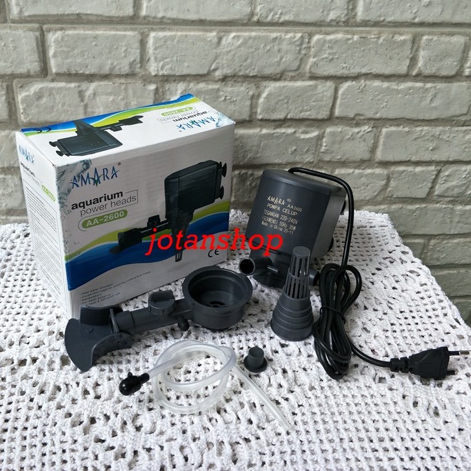 Amara AA 2600 AA2600 mesin pompa celup aquarium aquascape kolam hidroponik