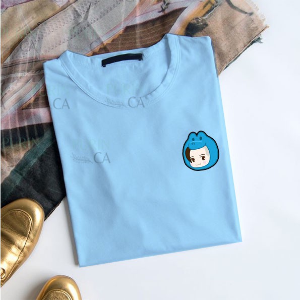 Baju Kaos Wanita NCT Dream MARK RENJUN Cute Dino