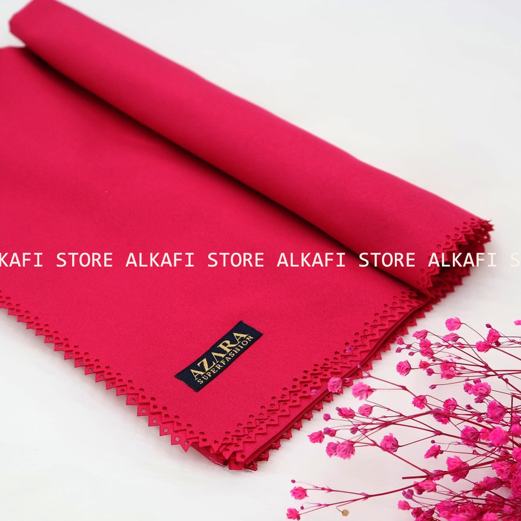 JILBAB SEGI EMPAT OSKARA VOAL.HIJAB OSCARA VOAL LASER CUT.KERUDUNG LASER BY AZARA-MERAH