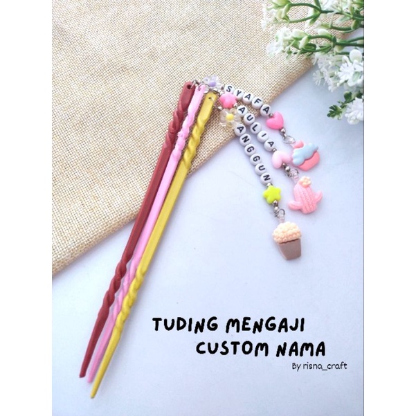 TUDING NGAJI NAMA. TUDING NGAJI KARAKTER. BISA CUSTOM NAMA. PENUNJUK NGAJI