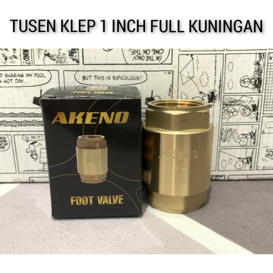 Tusen klep Akeno Kuningan - Spring Lift Check Valve 1 inch