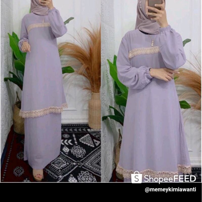 GAMIS MALAYSIA RENDA CERUTTY BABYDOLL PREMIUM POLOS