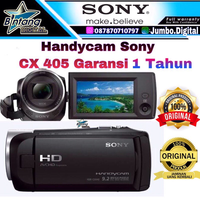 Handycam Sony CX405 - Sony CX 405 Handycam Sony Murah Sony CX405