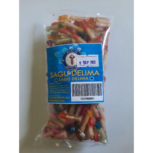 

Sagu delima pacar cina biji delima rich 100 gr