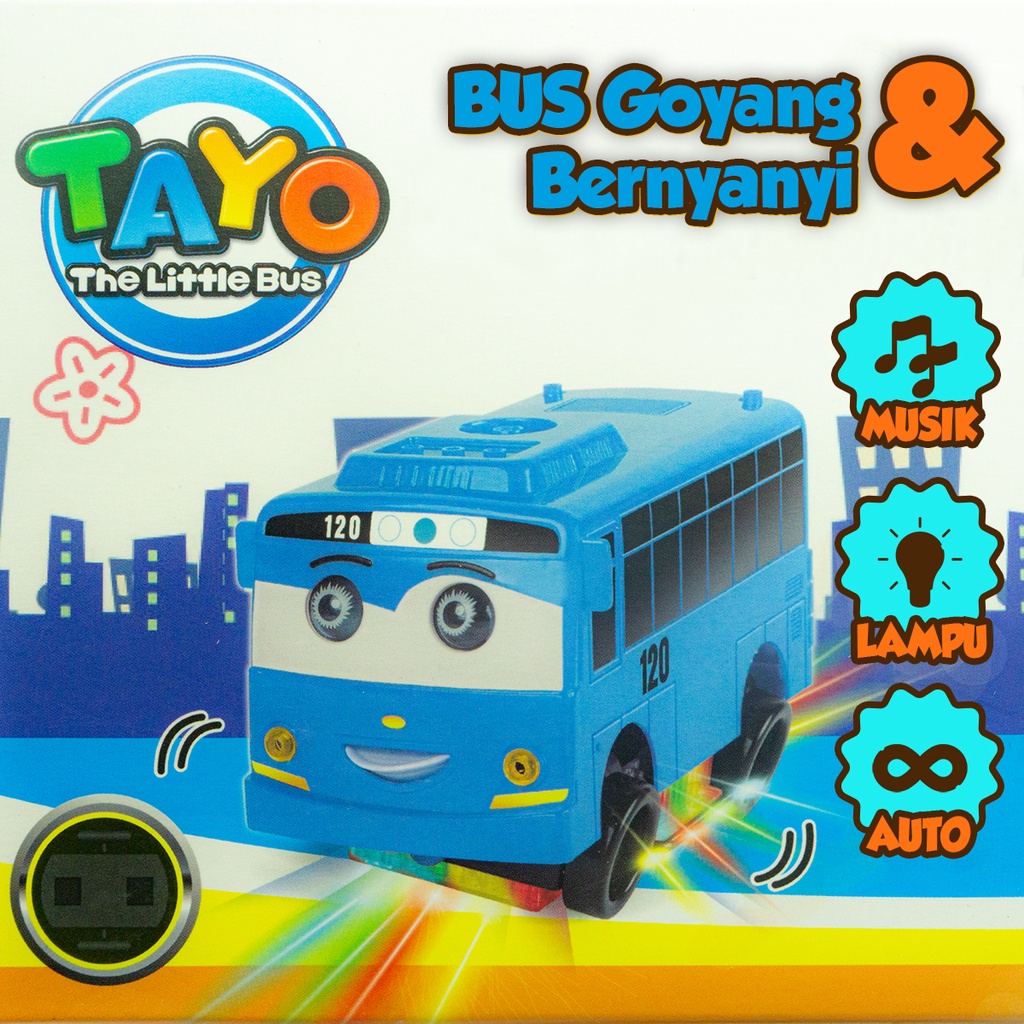 Dancing Bus Mainan Bus Tayo Goyang dan Bernyanyi 1804B