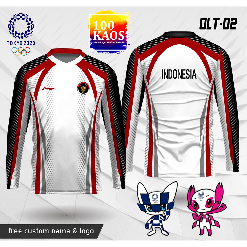 Jersey Dri fit Timnas indonesia 2021, Olimpiade, Jersey, Jersey Olahraga 02