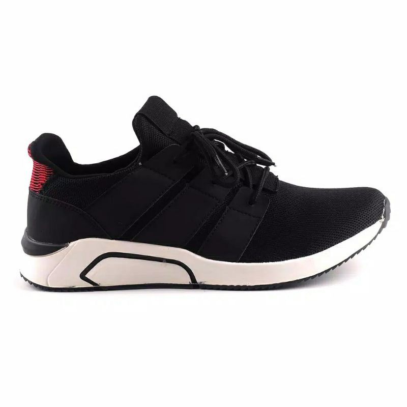 Sepatu Sneakers Pria Casual Jackson Original MALA 1SR Black