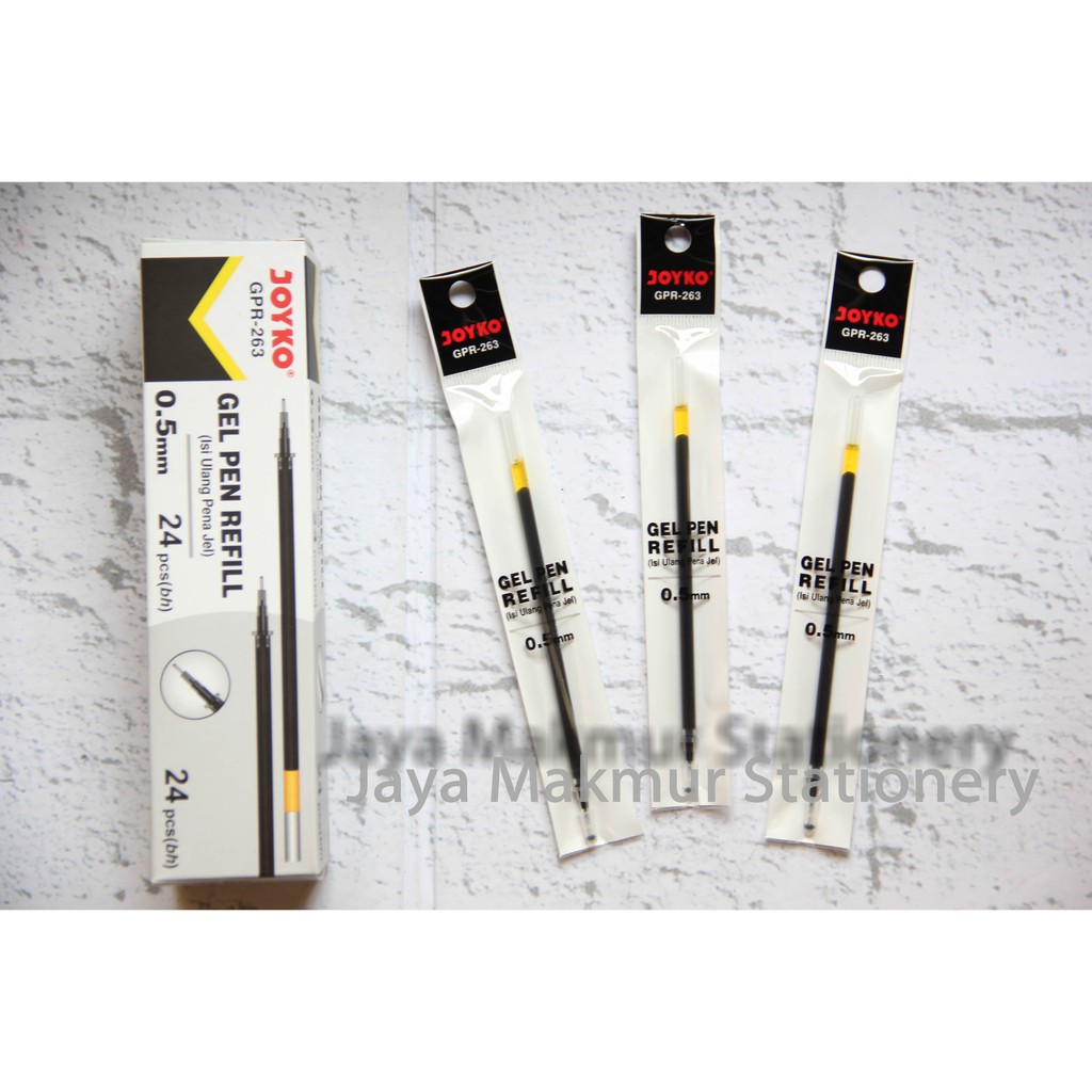 

Refill pen gel joyko GPR-263 0.5 mm (Tinta hitam)