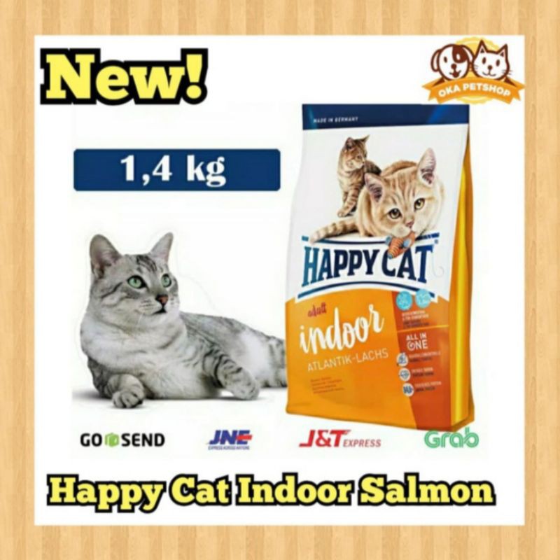 Happy Cat Adult Indoor Atlantic Lachs 1.4kg - Happy Cat Indoor - Happy Cat