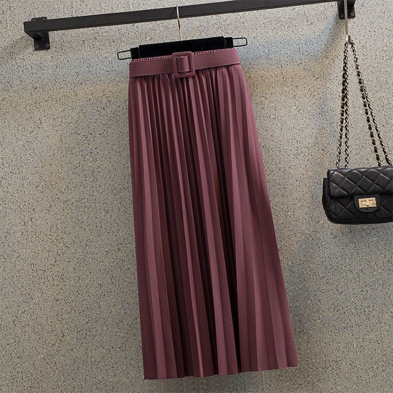 Rok Pleated plisket + Belt