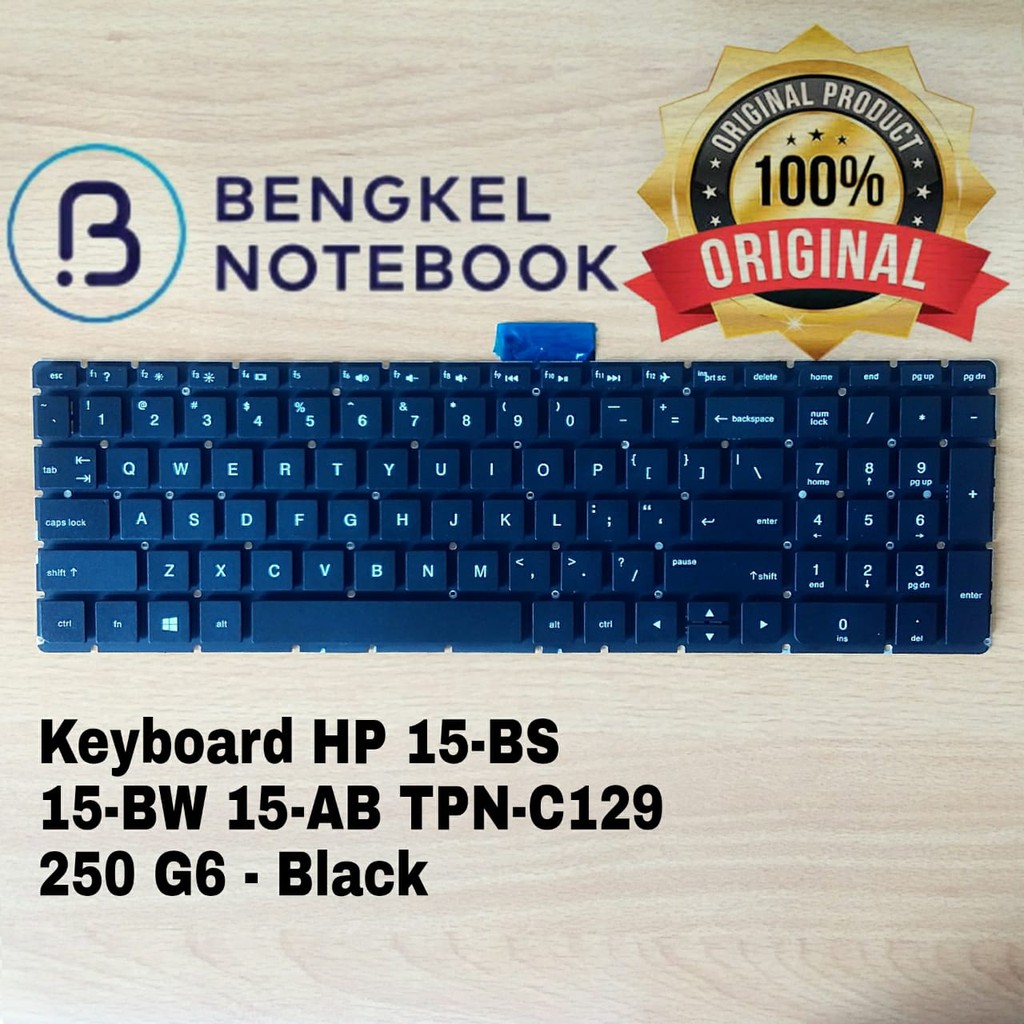 KEYBOARD HP 15-BS 15-BW 15-AB 15-AU TPN-C129 TPN-C130 250 G6 15-AK