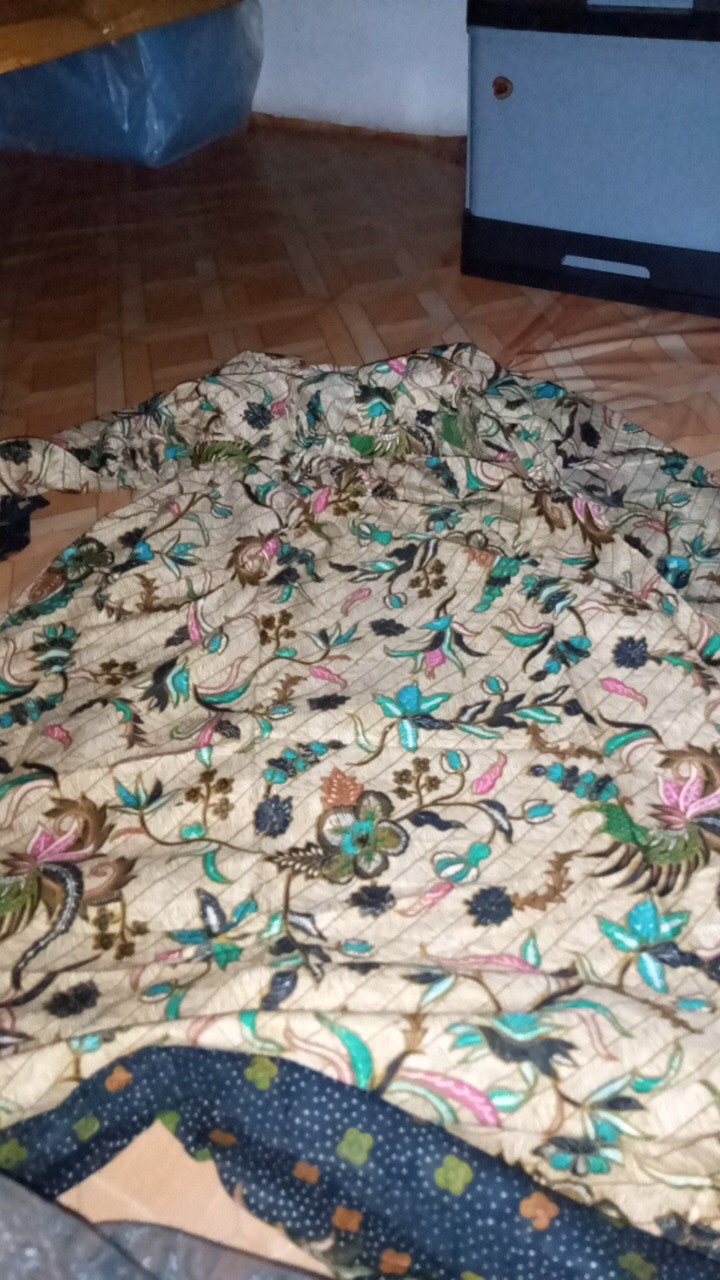 Gamis Batik (cod) Manggar Gamis Batik Pesta Model Terbaru