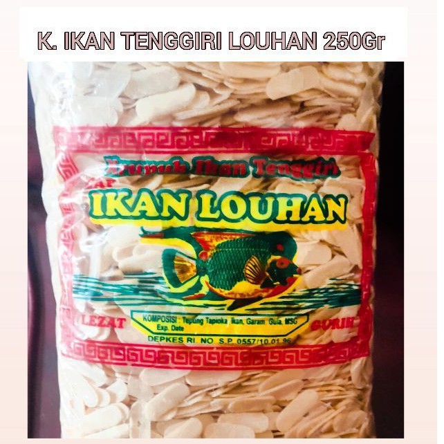 

Kerupuk Ikan Tenggiri Louhan Mentah 250 Gram