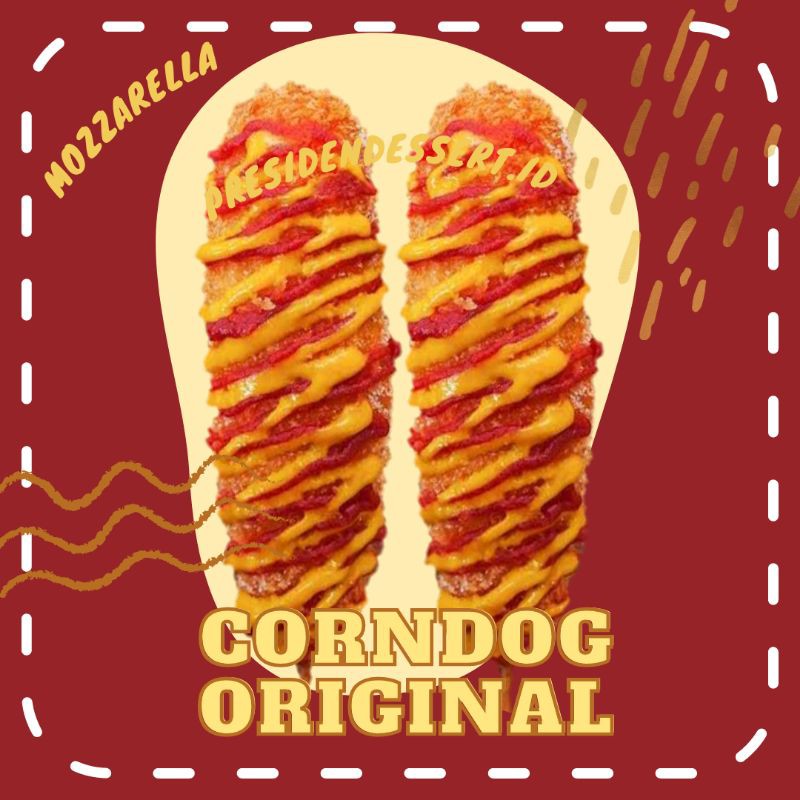 

CORNDOG MOZZARELLA ORIGINAL SAUS MAYO ISI 2 PCS