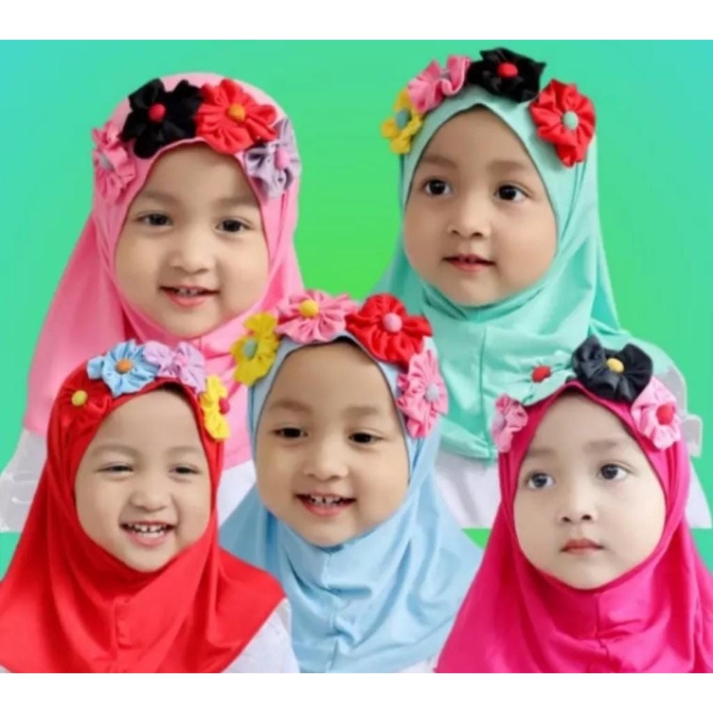 HIJAB ANAK FLOWERS