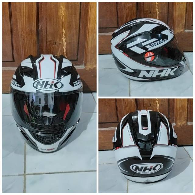 Helm NHK GP1000 Racing Insticnt White