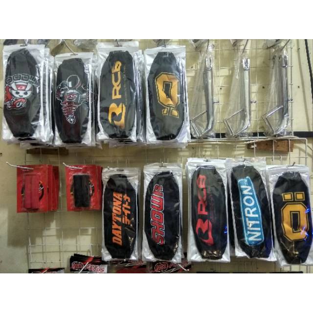 Sarung shock Cover shock Sarung Shockbreaker Belakang Cover Shock Pelindung Shock Belakang Sepeda Motor Universal PREMIUM QUALITY