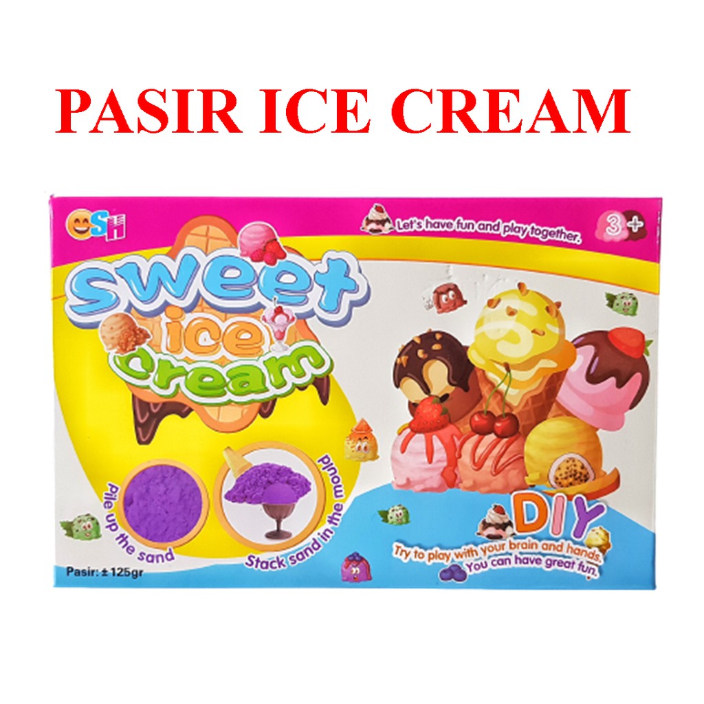 MAINANKEI MAINAN ANAK PASIR SWEET ICE CREAM SH1085 MAINAN PASIR PASIRAN